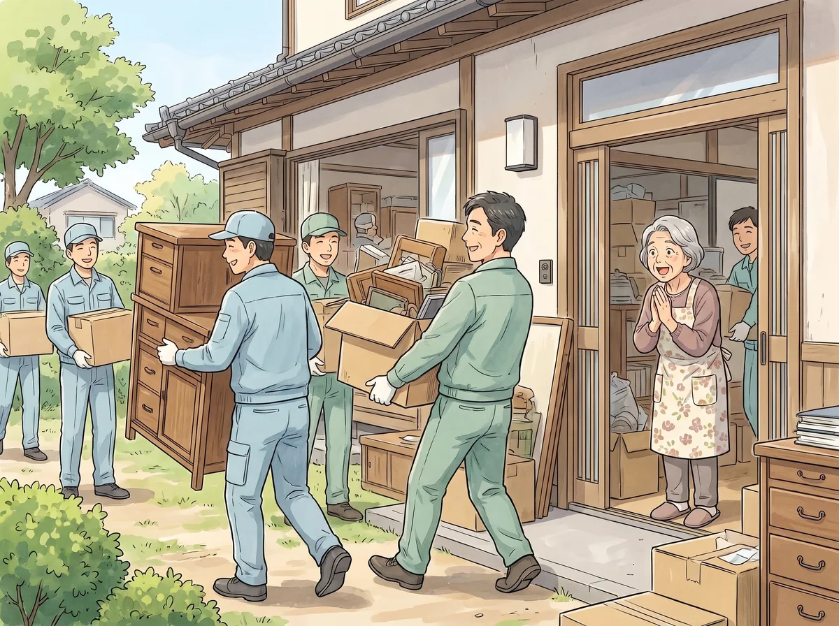 不用品の山